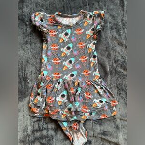 Space-Themed Kids Bodysuit